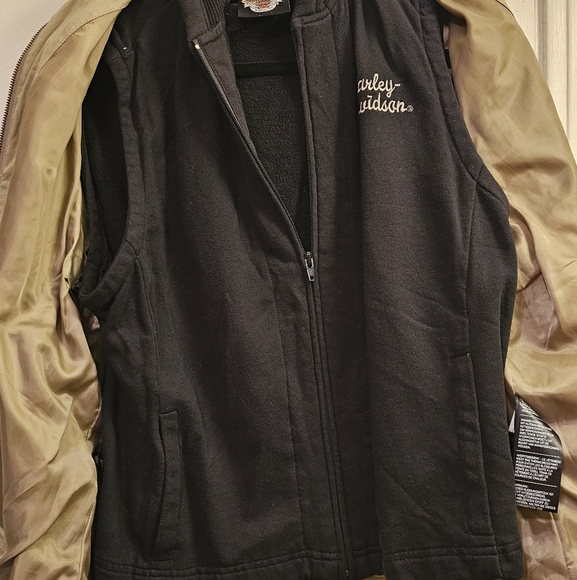 Harley Davison 2- piece Vest Jacket- Women's Size 1 W - Picture 6 of 7